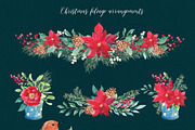 Merry Christmas watercolor set, a Poster Template by Anna's Lettering (Thumbnail 15 of 18)