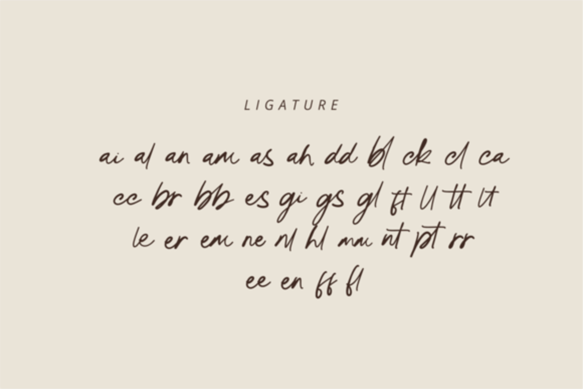 Gregory Bouchet, a Script Font by Muwatta Studio (Photo 7 of 8)