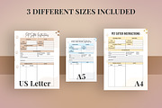 Editable Pet Sitter Instructions, a Templates & Theme by Snapybiz (Thumbnail 5 of 10)