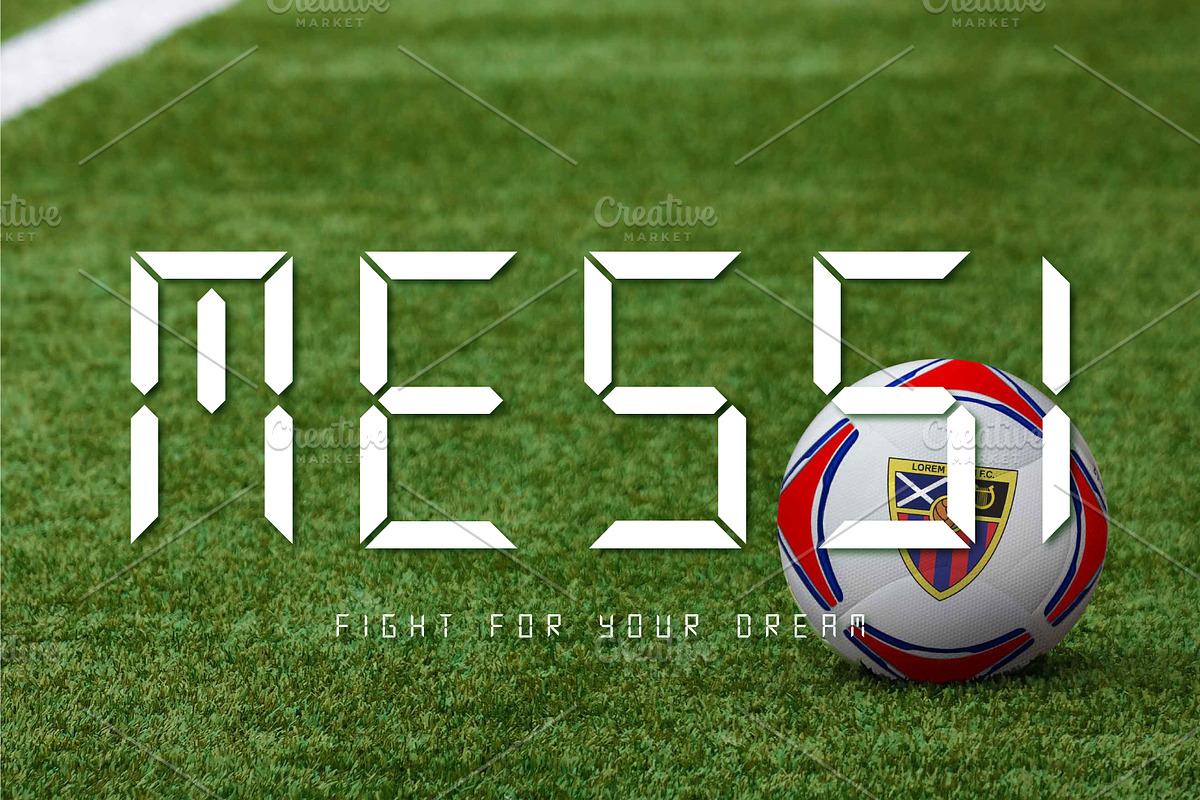 Electronic Sport Font preview 8