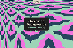 Geometric Vector Backgrounds V02