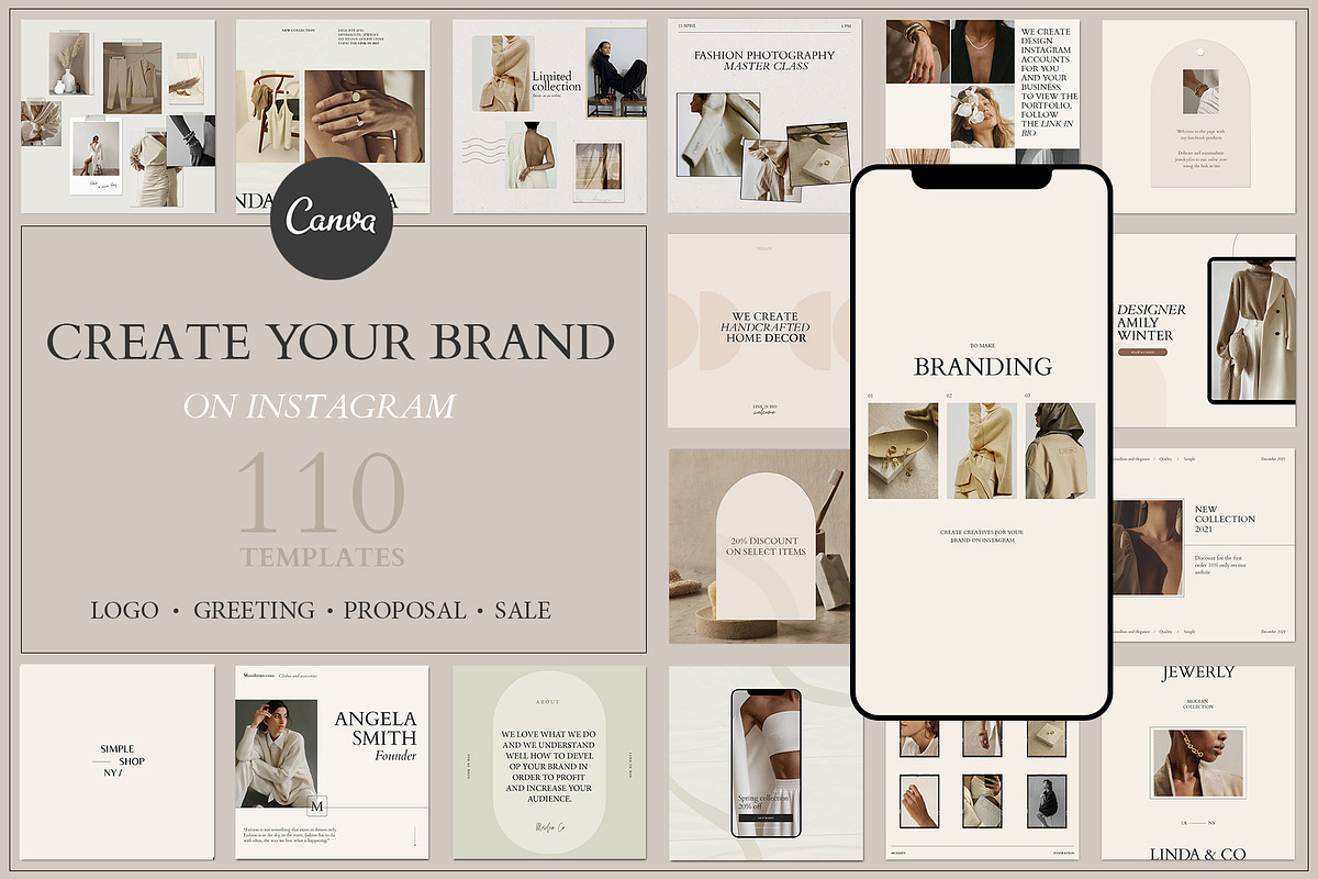 CANVA & PS / Create Your Brand, a Social Media Template by Simple có (Photo 1 of 13)
