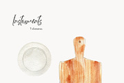 Watercolor Cooking Clipart, Fish., an Object Graphic by NiKO (Thumbnail 5 of 7)