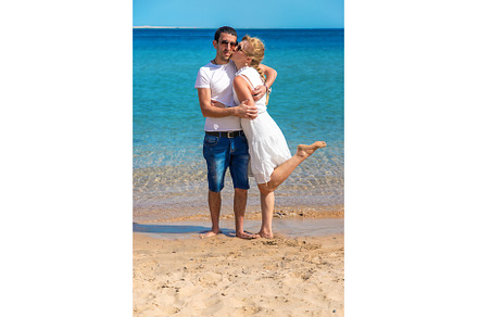Lovers on the seashore travel, a Person Photo by yanadjana