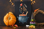 Happy Halloween watercolor set, a Decorative Illustration by Natalia Fedorova (Thumbnail 4 of 14)