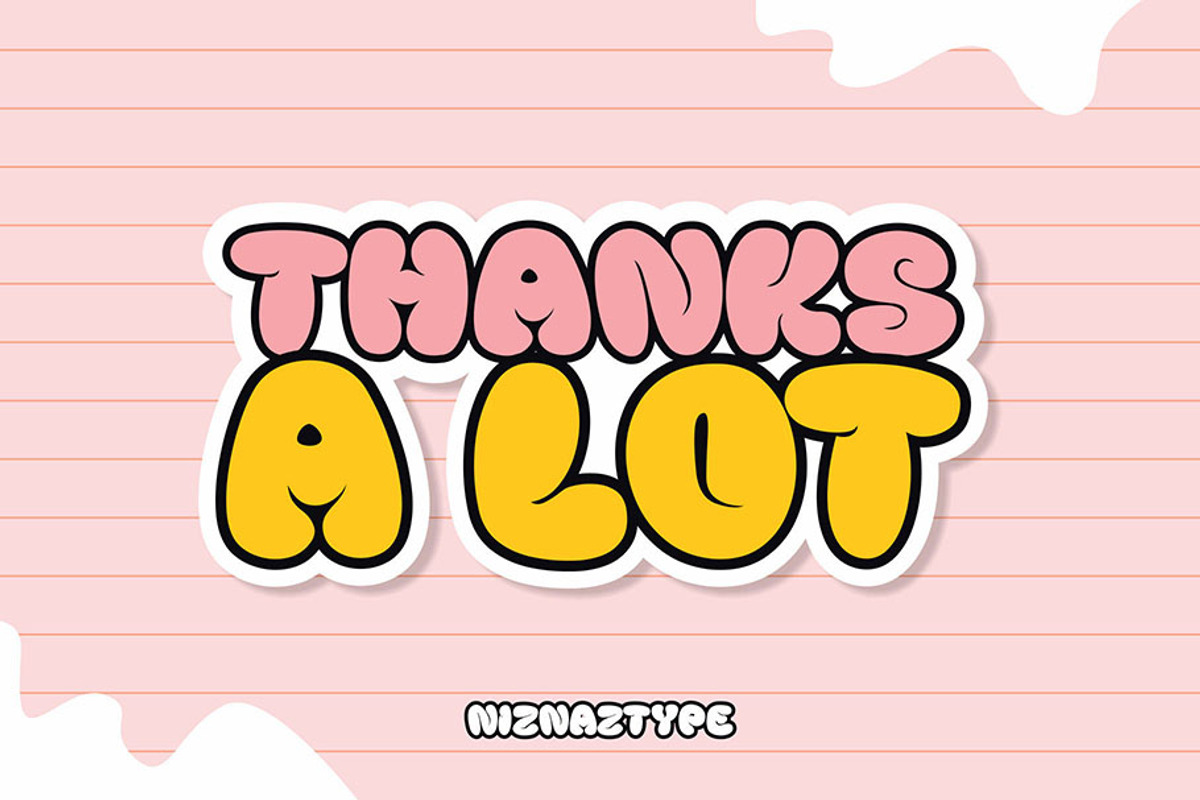 COCO MILK - A Cute Funny Font, a Slab Serif Font by nIznaztype (Photo 6 of 6)