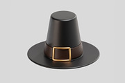 Pilgrim Hat, an Object 3D Model by fahad121 (Thumbnail 6 of 7)