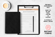 Wedding Planner Contract & Forms, a Stationery Template by InstantForms (Thumbnail 1 of 3)