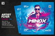 Artist Flyer Template, a Flyer Template by Tarommir (Thumbnail 1 of 3)