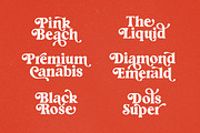 Fashion Modish / Vintage Letterpress, a Font by typeline studio (Thumbnail 13 of 17)