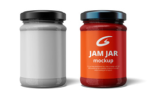 Jam Jar Mockup