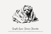 95 line art Dogs clip art, an Animal Illustration by Poppy Lane Studio (Thumbnail 4 of 11)