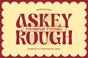Askey Rough, a Sans Serif Font by Craft Supply Co. (Thumbnail 1 of 8)