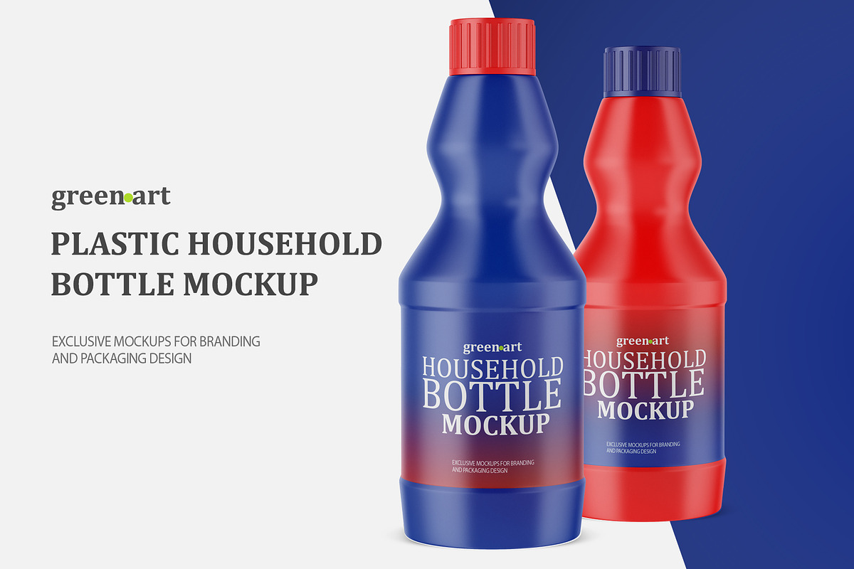 Household Bottle Mockup, a Household Mockup by Green Art (Photo 1 of 5)
