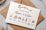 Hand Drawn Wedding Clipart Bundle, an Illustration by ollalya (Thumbnail 7 of 10)
