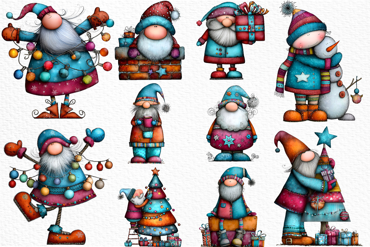 Christmas Santa Sublimation, an Illustration by Craft Nest (Photo 6 of 6)