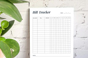 Canva Bill Tracker, a Stationery Template by DesignDevisers (Thumbnail 2 of 9)