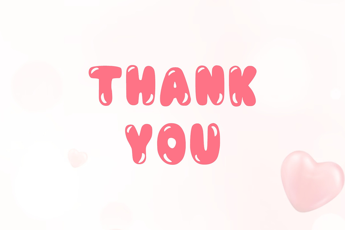 Bubble Born - Cute Bubble Font, a Serif Font by Fourteen Letter (Photo 5 of 5)