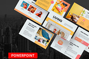 Living – Furniture PowerPoint, a Presentation Template by kreatifreya (Thumbnail 1 of 5)