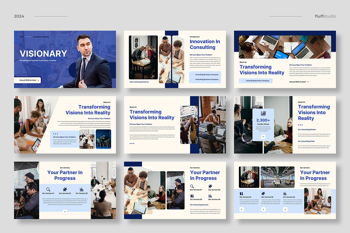 Business Consulting Google Slides, a Presentation Template by fluffstudio (Photo 2 of 4)