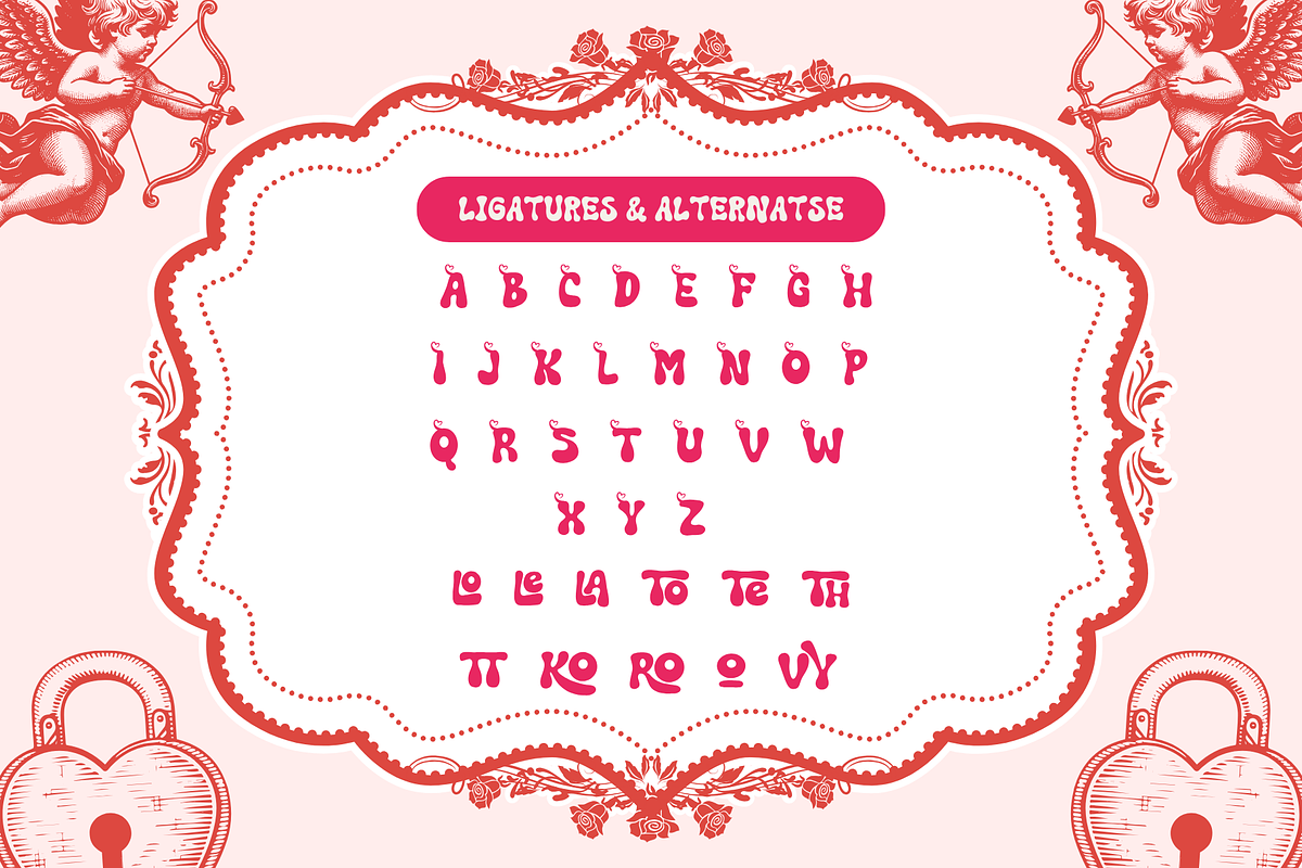 Love Groovy is a Display Font, a Handwritten Font by Brown Cupple (Photo 7 of 7)