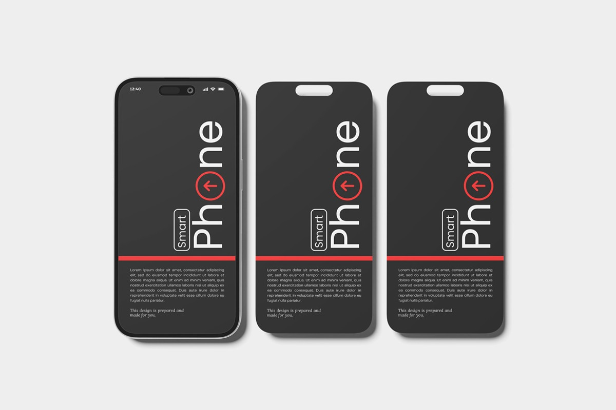 iPhone Screen Mockup, an iPhone Mockup by AndikaGraphic (Photo 6 of 6)