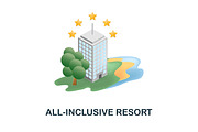 Resorts 3D Icons Set Bundle, an Object Graphic by Aimagenarium@gmail.com (Thumbnail 3 of 21)