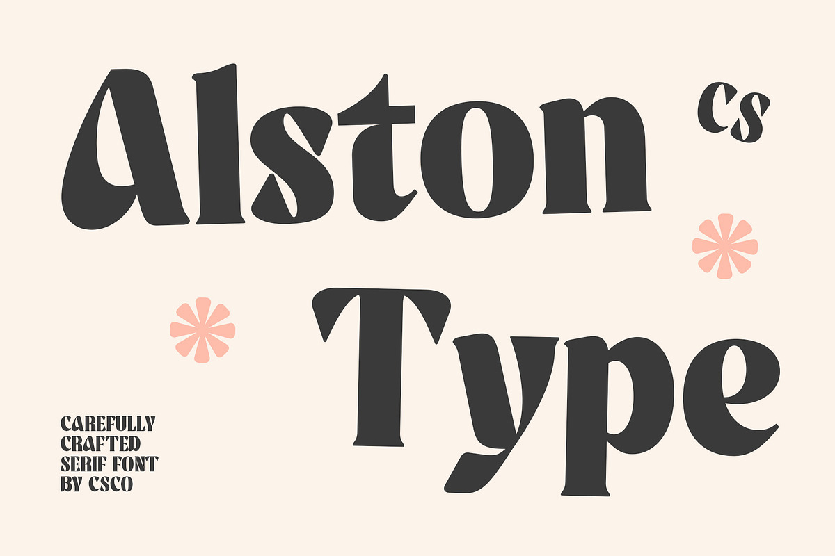 CS Alston – Bold Font, a Serif Font by Craft Supply Co. (Photo 1 of 8)