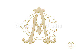 AG Monogram GA Monogram