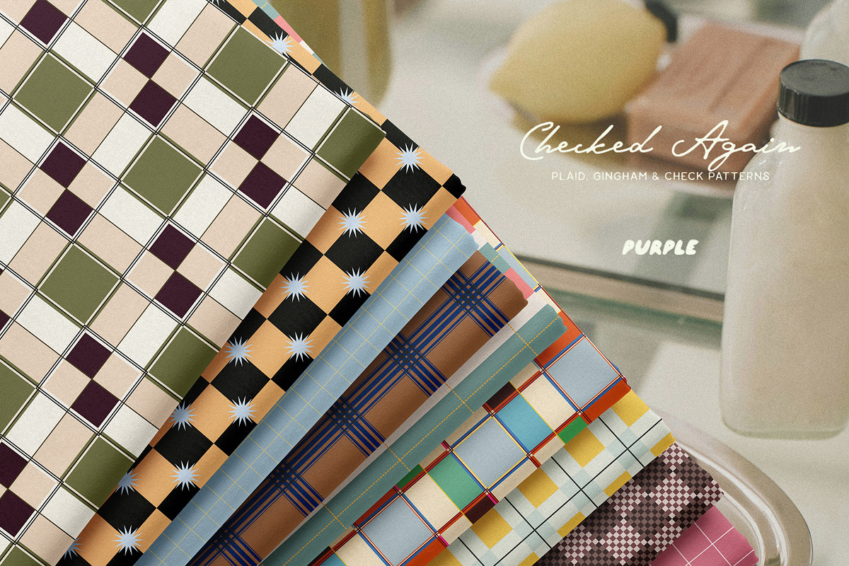 Checked Again: 100 patterns, a Pattern Graphic by Purple (Photo 9 of 12)