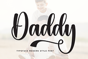 Daddy | Script Font, a Handwritten Font by Scratchones (Thumbnail 1 of 9)