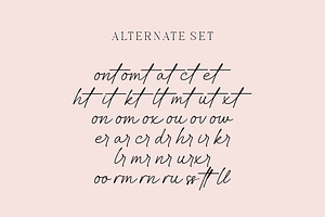 Hilton Fontain Handwritten Font