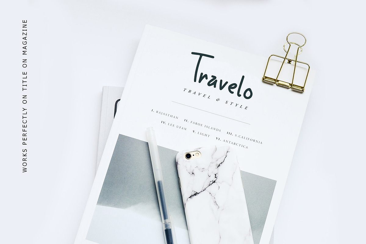 Loyang Handwritten Typeface preview 7