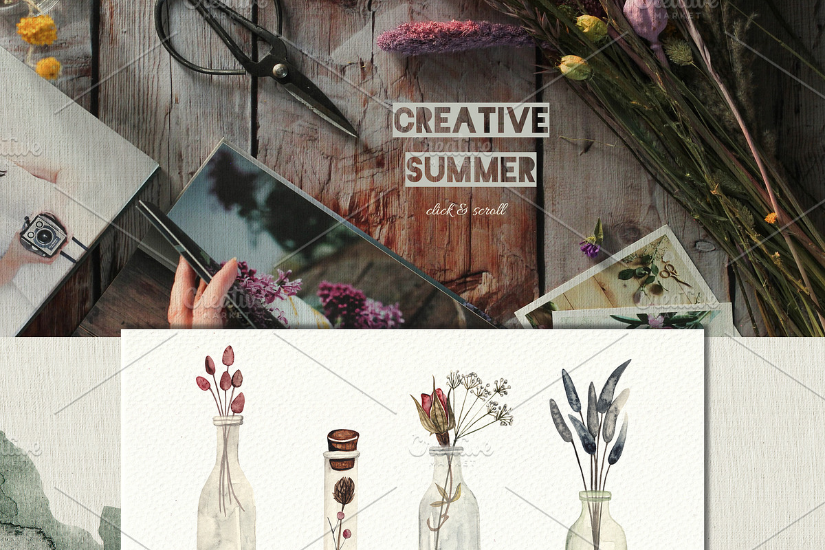 Endless summer. Watercolor set, an Illustration by Scarlet Heath Art (Photo 14 of 18)