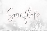 Snowflake Script Font, a Script Font by Design Pixie (Thumbnail 1 of 6)
