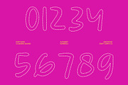 CS Sandra Dashed, a Script Font by Craft Supply Co. (Thumbnail 6 of 8)