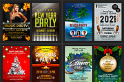 100-Party Flyers Bundle, a Flyer Template by AfzaalGraphics (Thumbnail 11 of 14)