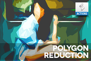 Polygon Reduction Photoshop Action