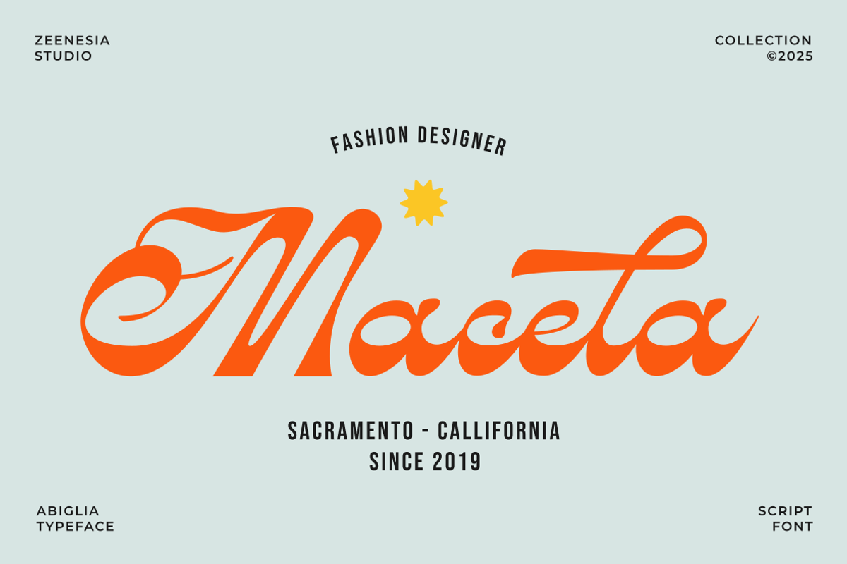 Abiglia, a Script Font by zeenesia (Photo 4 of 17)