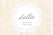 Lottie Pencil Script & Type Duo, a Script Font by Margot + Co (Thumbnail 10 of 11)