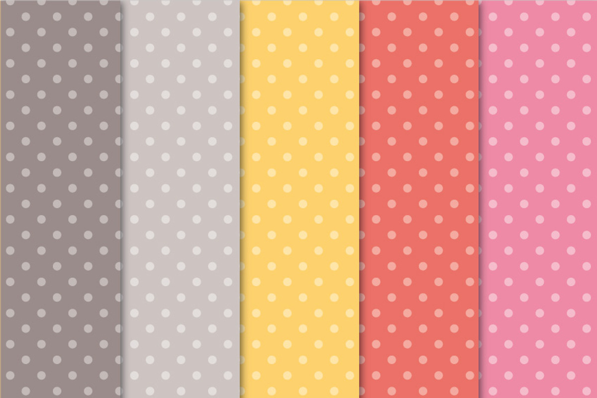 Digital Papers Polka Dots preview 2
