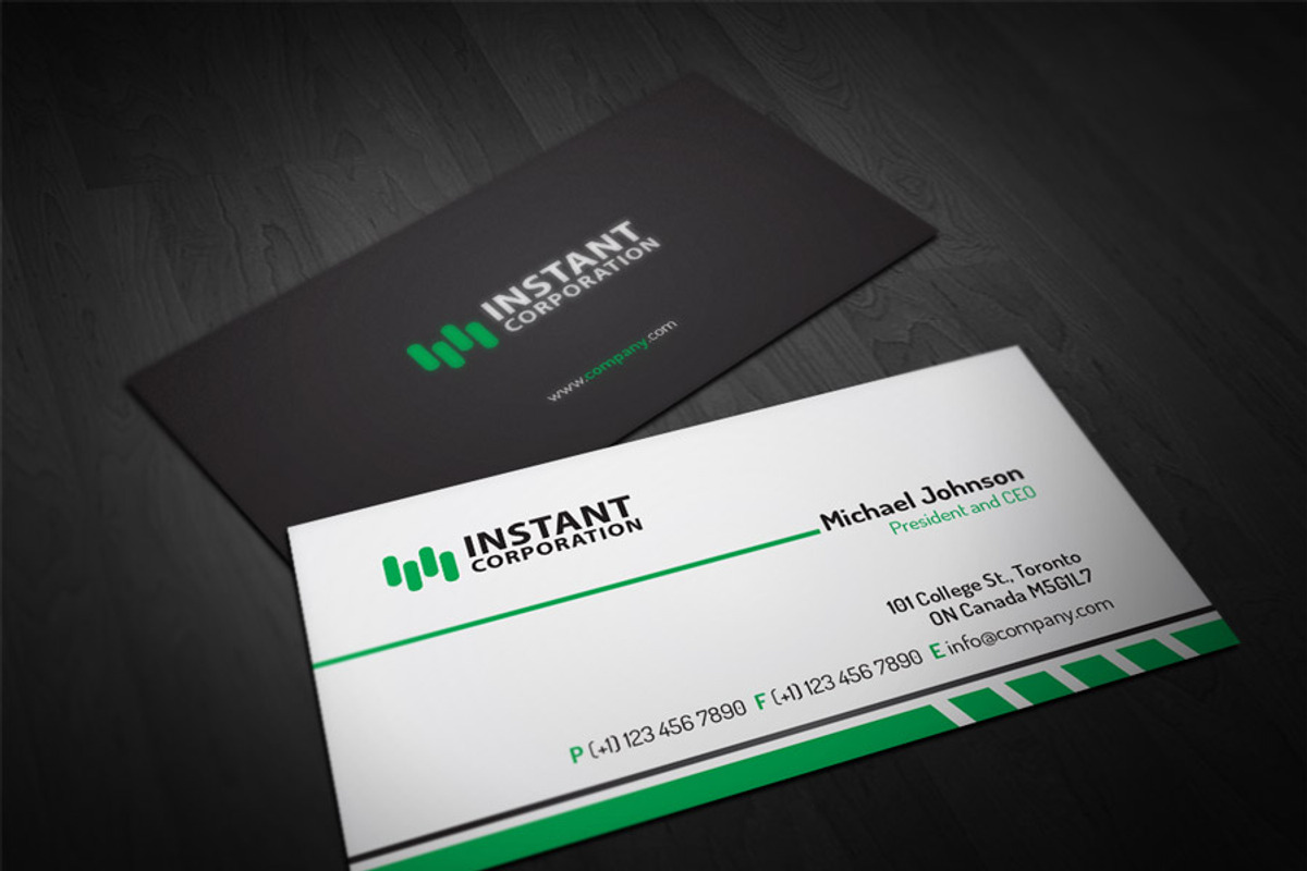 Corporate Business Card 24, a Business Card Template by RQ Designs (Photo 3 of 4)