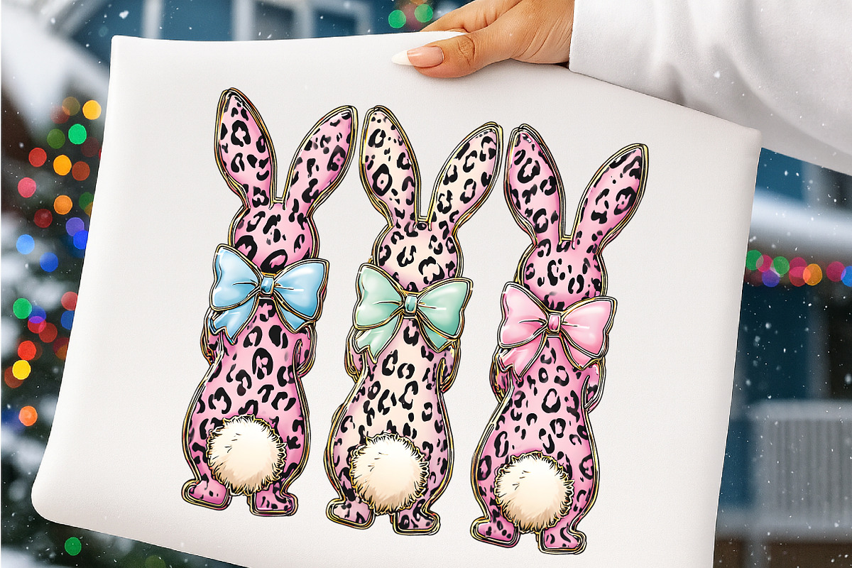 Bunny Coquette Bow PNG, Happy Easter, an Illustration by SinaCreation (Photo 4 of 7)