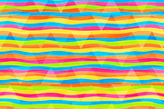 Vector Rainbow Patterns Pack, a Texture Illustration by Gudiny (Thumbnail 5 of 5)