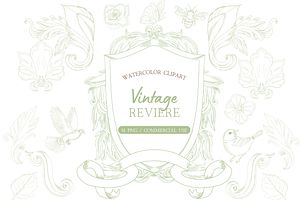 Vintage Reviere, an Illustration by MockupWizard