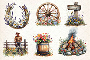 Western Spring Clipart, an Illustration by Dream Creation (Thumbnail 4 of 6)