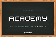 Academy Display Font, a Font by alpercakici (Thumbnail 1 of 9)