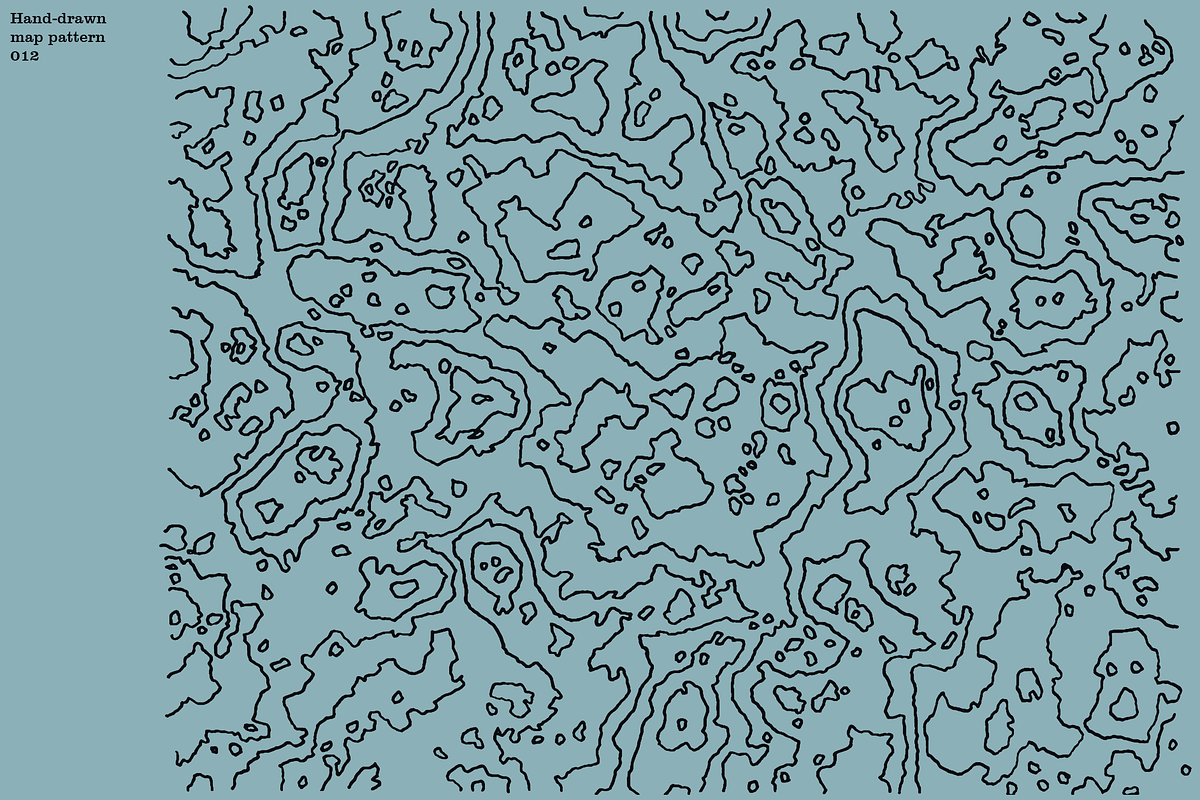The Shop | Hand-drawn vector map patterns