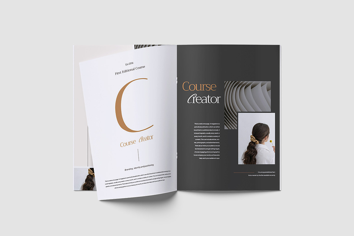 Project Course Creator Template, a Brochure Template by TMint Play (Photo 3 of 8)