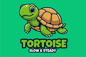 The Steady Tortoise, an Animal Illustration by Izdihaar_Studio